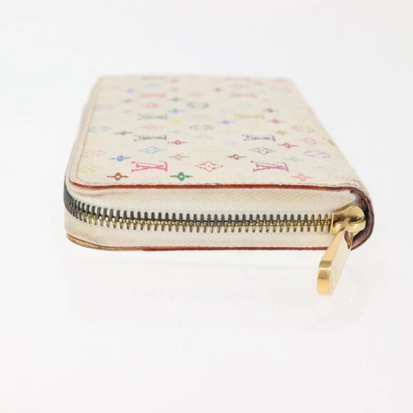 LOUIS VUITTON Monogram Multicolor Zippy Wallet Wallet White M60241 Auth 146163 - Picture 8 of 16
